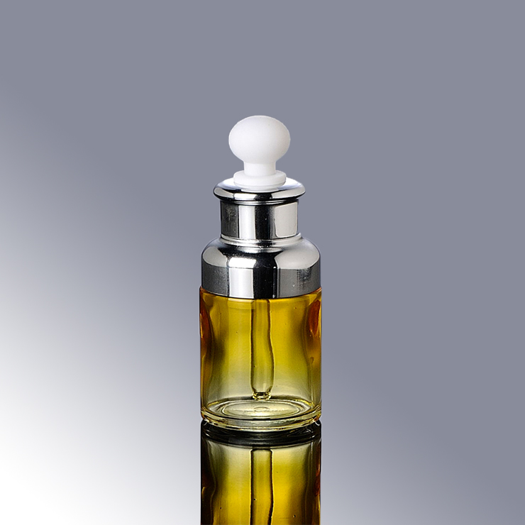 cosmetic essential oil dropper bottle white clear blue yellow 20ml 30ml 40ml glass dropper bottles