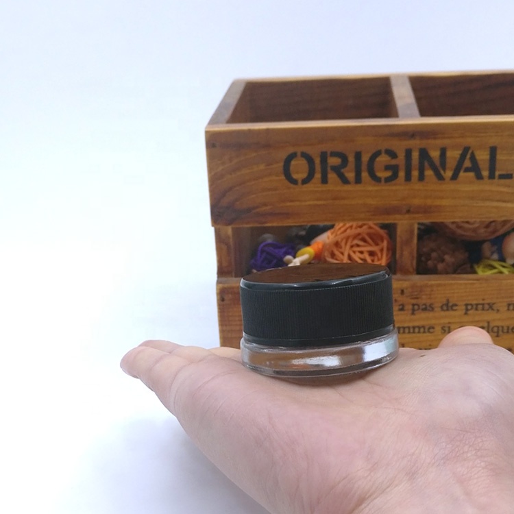 cosmetic eye cream packaging 7ml ointment container herb child resistant bottle 9ml vacuum glass child resistant jar for CBD oil