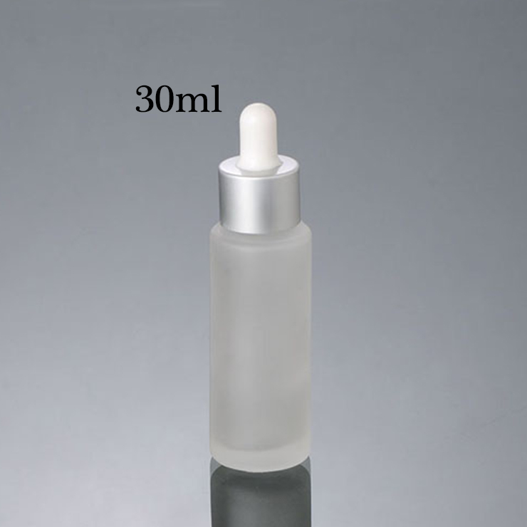 cosmetic frost glass dropper bottle 20ml 30ml glass bottle essential oil bottle