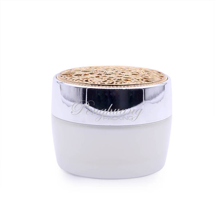 cosmetic glass bottle and jar personal care cream jar bottle 50g 120ml
