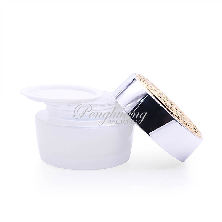 cosmetic glass bottle and jar personal care cream jar bottle 50g 120ml