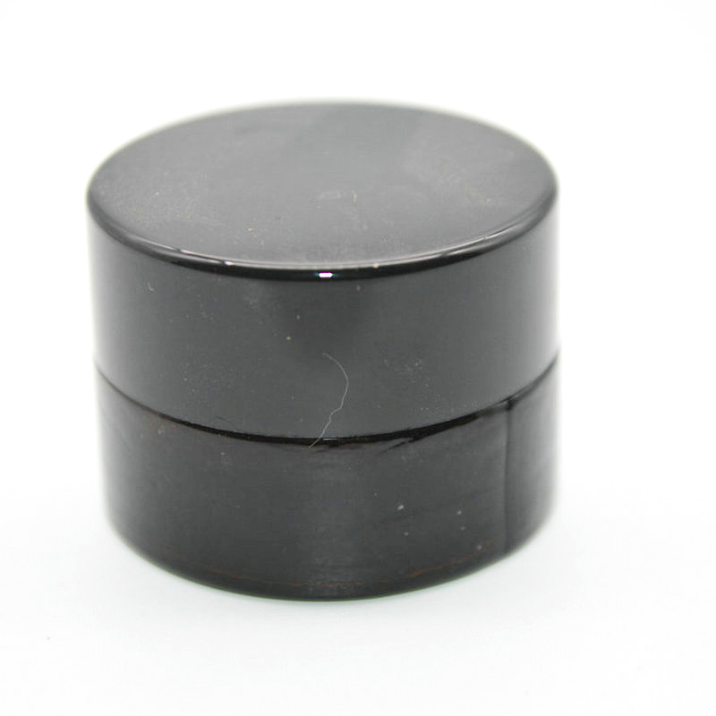 cosmetic glass cream jar 5ml glass amber  jar for cream