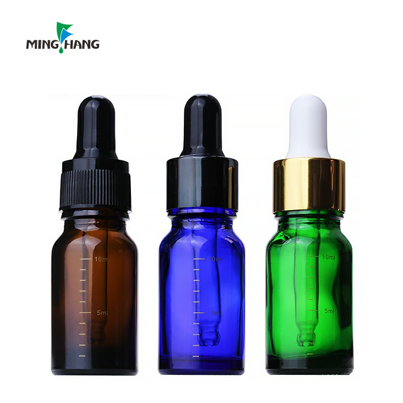 cosmetic glass frosted/amber/clear/pink dropper bottle 30ml Personal Care serum/essential oil bottles