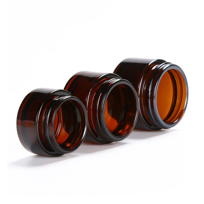 cosmetic jar cap hexagon cosmetic jar glass