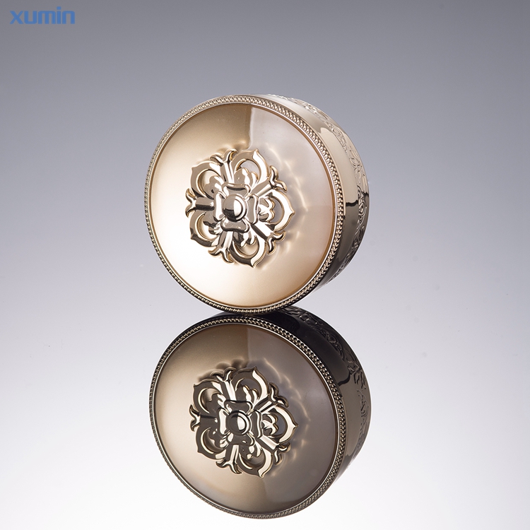 cosmetic jars factory 15g 20g 30g 50g direct sales multicolor acrylic cosmetic gold cream jar