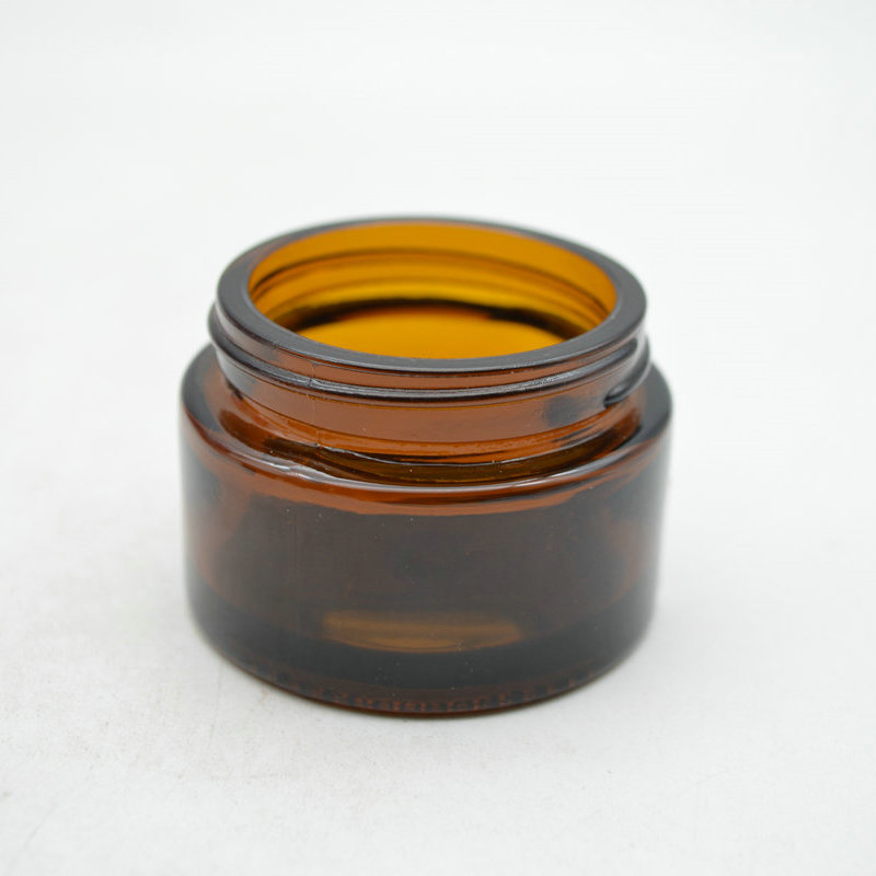 cosmetic jars fancy amber jar luxury glass jars with lids