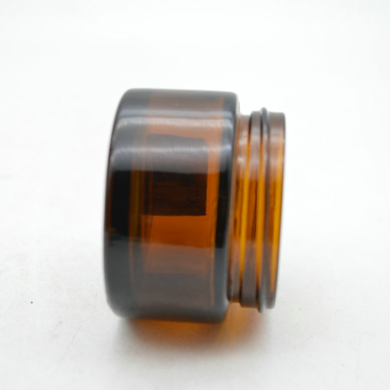 cosmetic jars fancy amber jar luxury glass jars with lids
