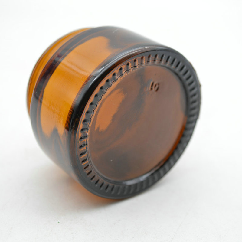 cosmetic jars fancy amber jar luxury glass jars with lids