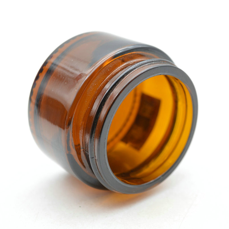 cosmetic jars fancy amber jar luxury glass jars with lids