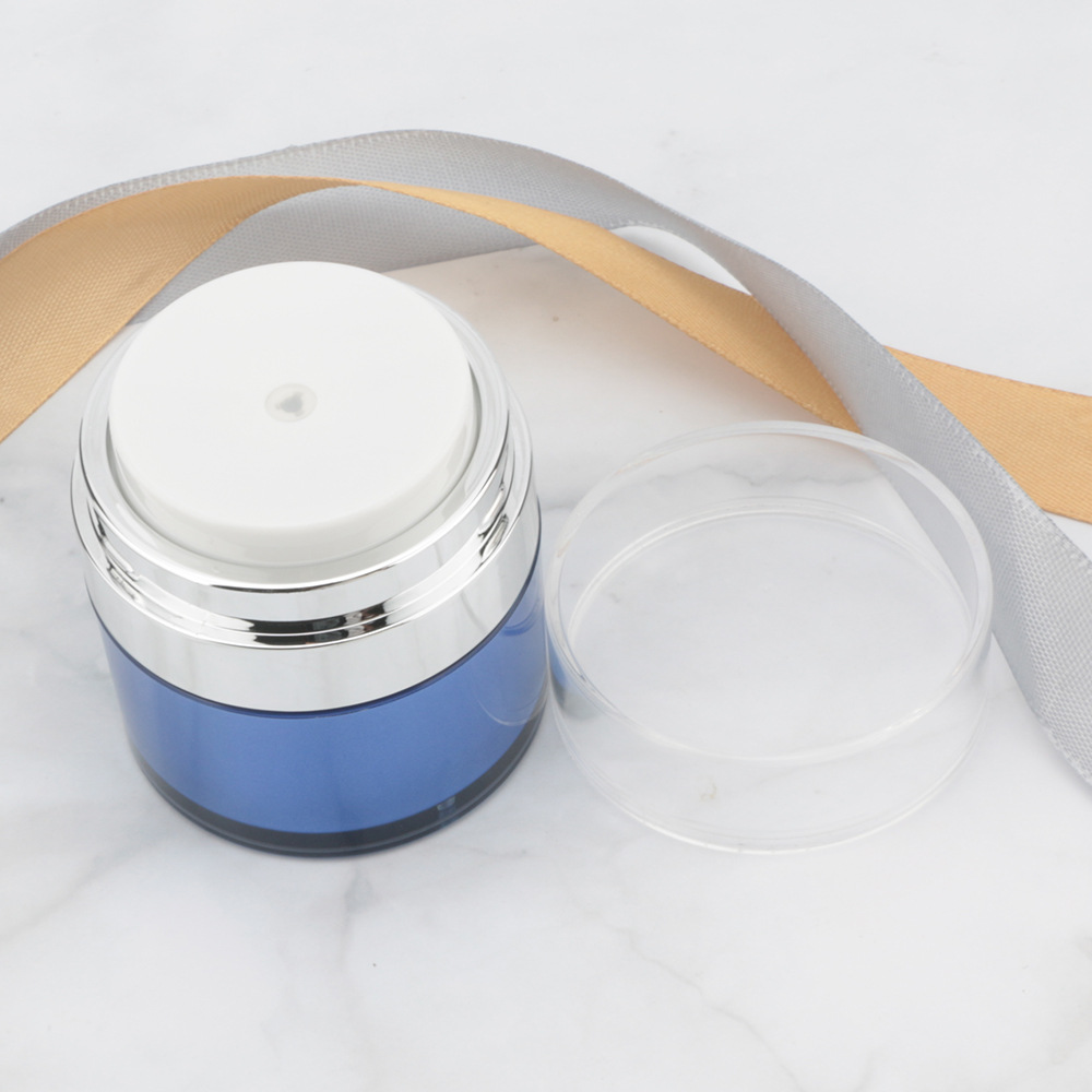 cosmetic making supplies cream packaging airless pump acrylic containers jars with lids