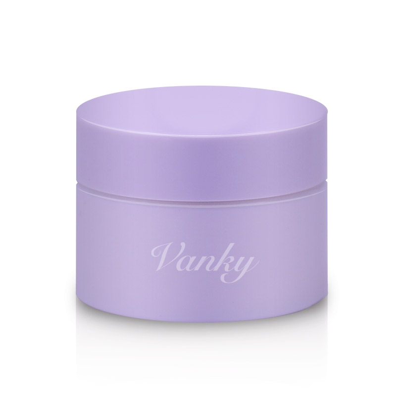 cosmetic matte glass face cream jar 50g custom print