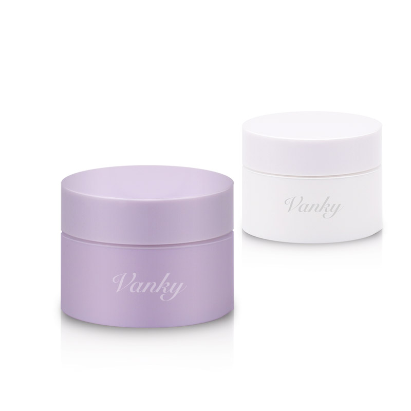 cosmetic matte glass face cream jar 50g custom print