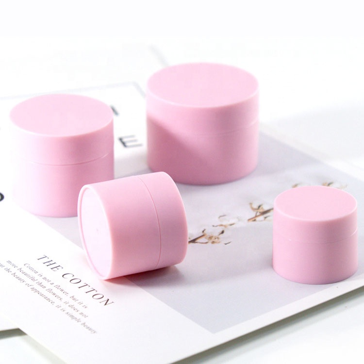 cosmetic package fancy 5g/15g/20g/30g/50g plastic cream jar double walled small jar plastic