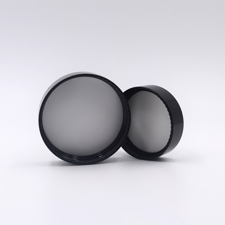 cosmetic packaging 20g 30g 50g jar cream frosted glass jars round cosmetic jar with black lid