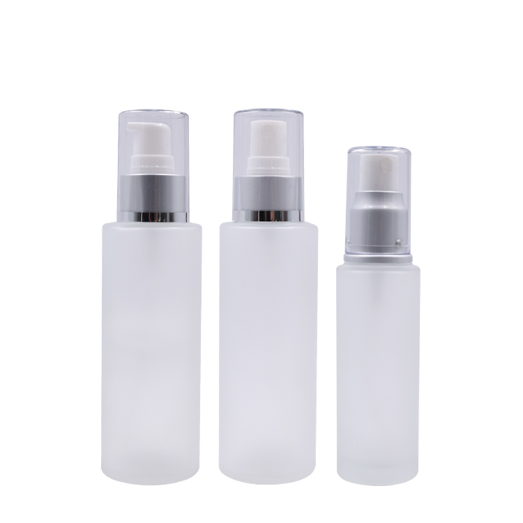cosmetic packaging 20ml 25ml 30ml 50ml 100ml 120ml frosted glass empty face serum bottles