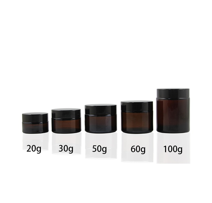 cosmetic packaging 20ml 30ml 50ml 100ml white glass straight side jar ceramic cream jar