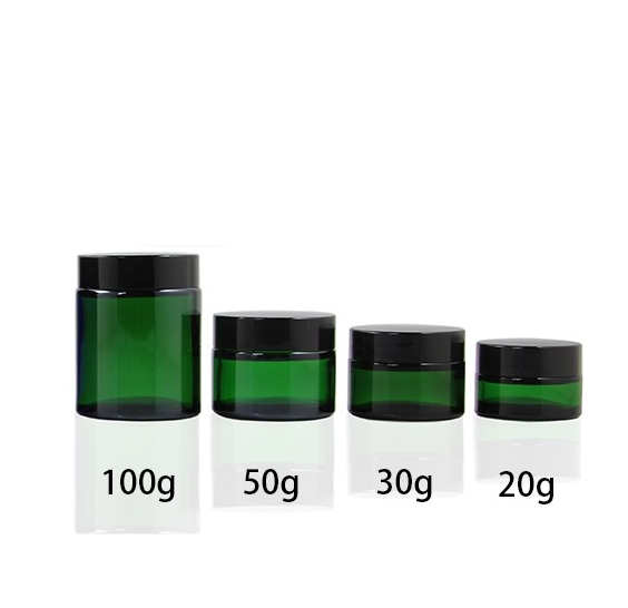 cosmetic packaging 20ml 30ml 50ml 100ml white glass straight side jar ceramic cream jar
