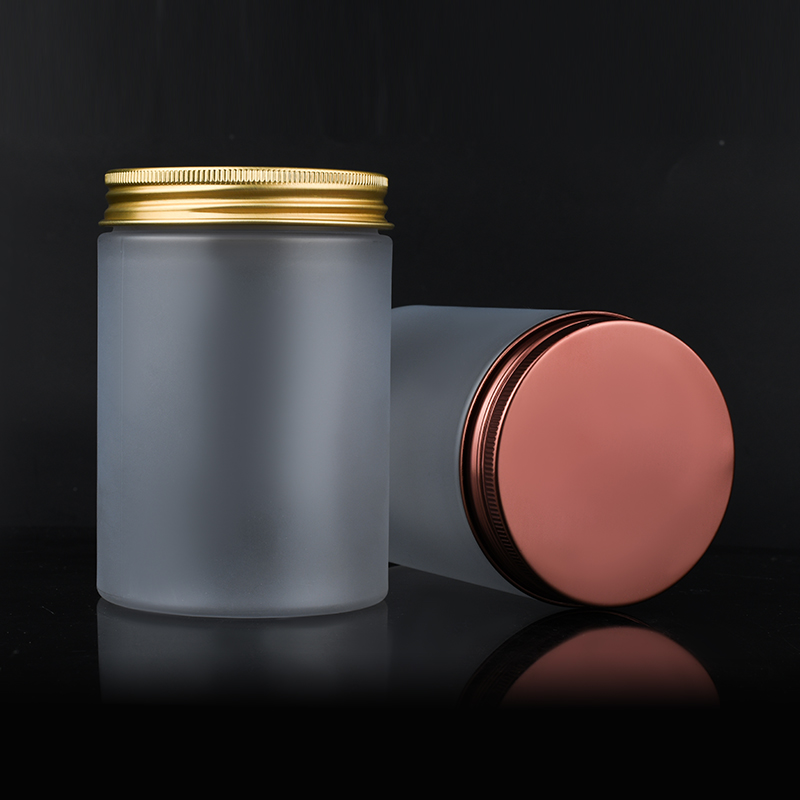 cosmetic packaging 30ml 50ml 100ml 120ml 200ml 250ml 500ml amber clear PET plastic jar with gold sliver black plastic cap