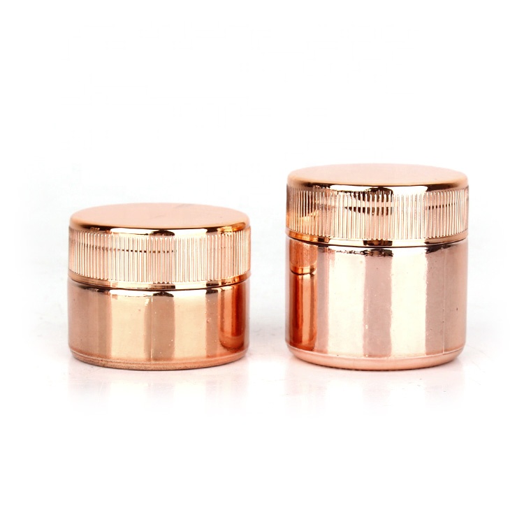 cosmetic packaging 3oz 90ml round small child resistant glass jar with childproof cap