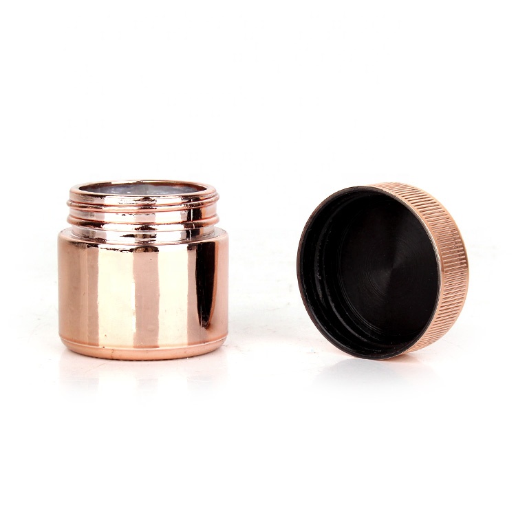 cosmetic packaging 3oz 90ml round small child resistant glass jar with childproof cap