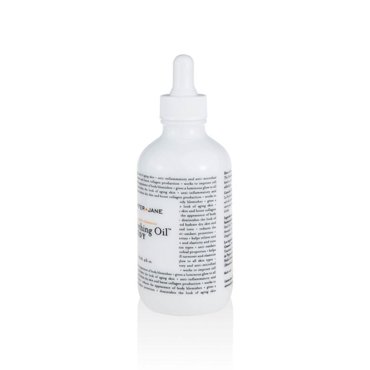 cosmetic packaging 4oz white glass bottle with dropper