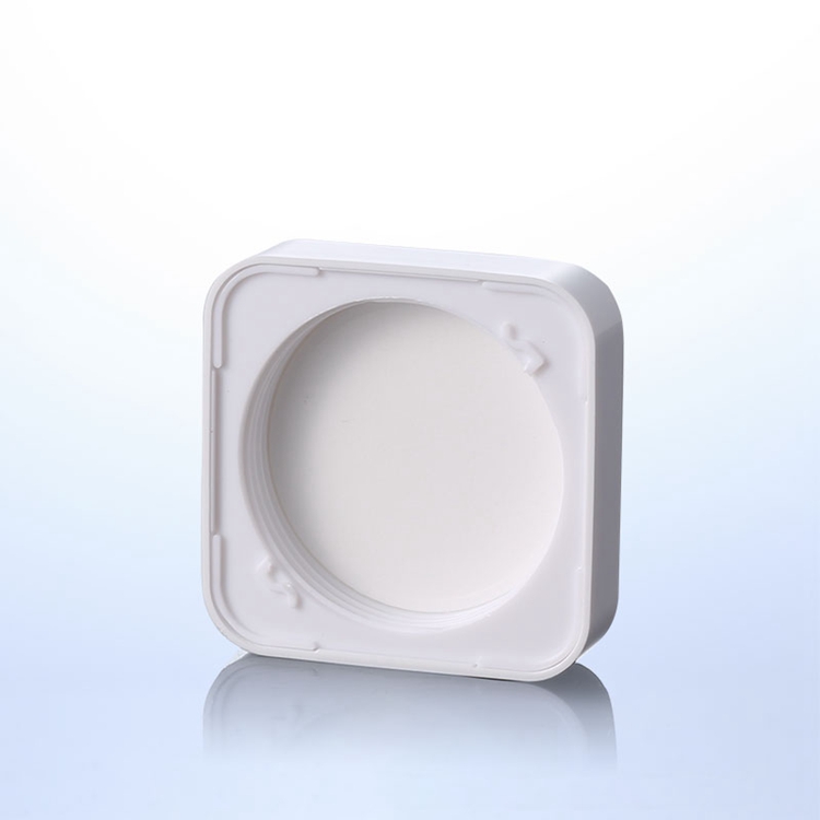 cosmetic packaging 50ml 50g clear White acrylic plastic cream jar container with plastic lid