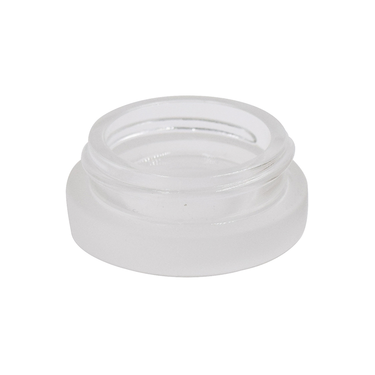 cosmetic packaging 5g 10g 15g bamboo lid glass lip balm jar