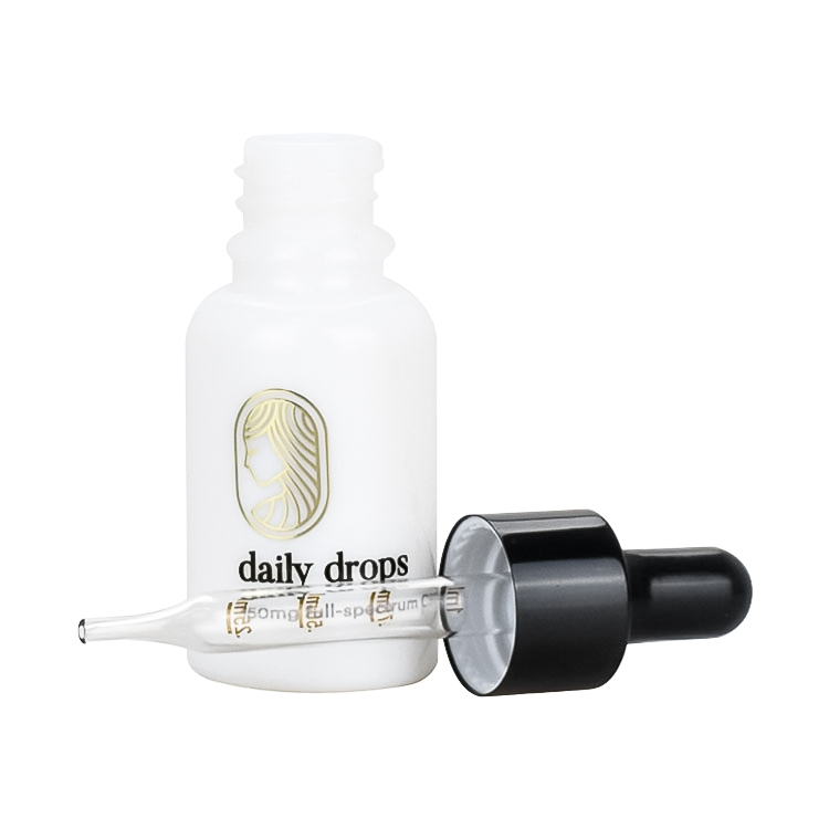 cosmetic packaging 5ml 10ml 15ml 20ml 30ml 50ml 100ml fancy white porcelain herbal extracts glass bottle with black dropper