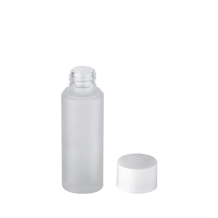 cosmetic packaging 80ml 100ml 120ml 150 ml frosted glass toner bottle