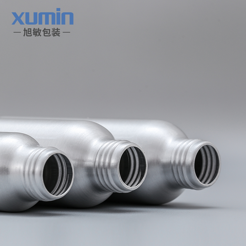 cosmetic packaging aluminium bottle 30ML 50ML 100ML 120ML 250ML lotion pump bottle