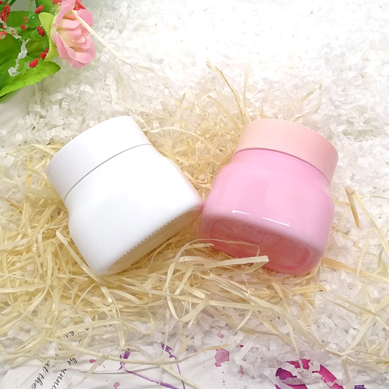 cosmetic packaging clear glass 50ml cream jar cosmetic packaging