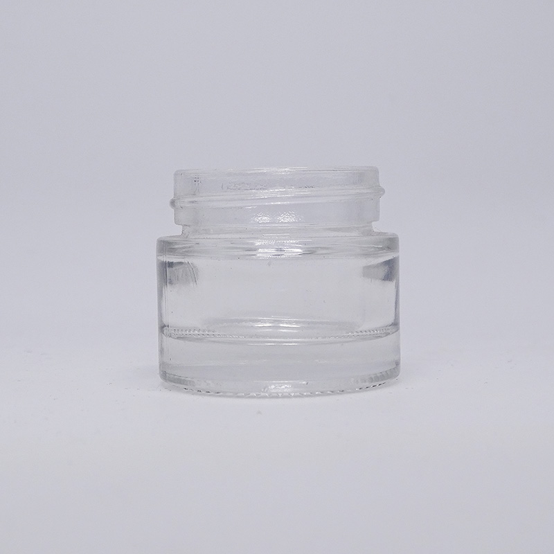 cosmetic packaging container 5g 10g 15g 20g 30g 50g beauty face skin care cream clear transparent glass jars