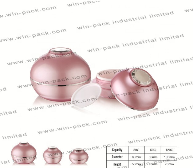 cosmetic packaging cream jar hot selling 20g 30g 50g 120g acrylic cream jar