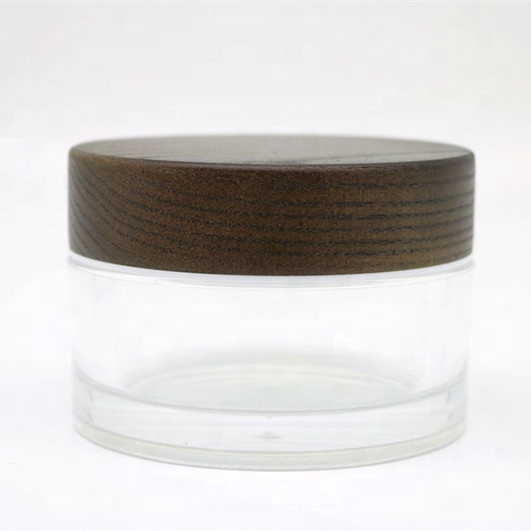cosmetic packaging eco friendly 5ml 15ml 30ml 50ml 100ml frosted bamboo jar bamboo cosmetic jars glass jars with wood lid
