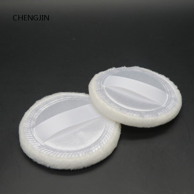 cosmetic packaging empty 30g natural wooden bamboo powder jar with sifter and puff