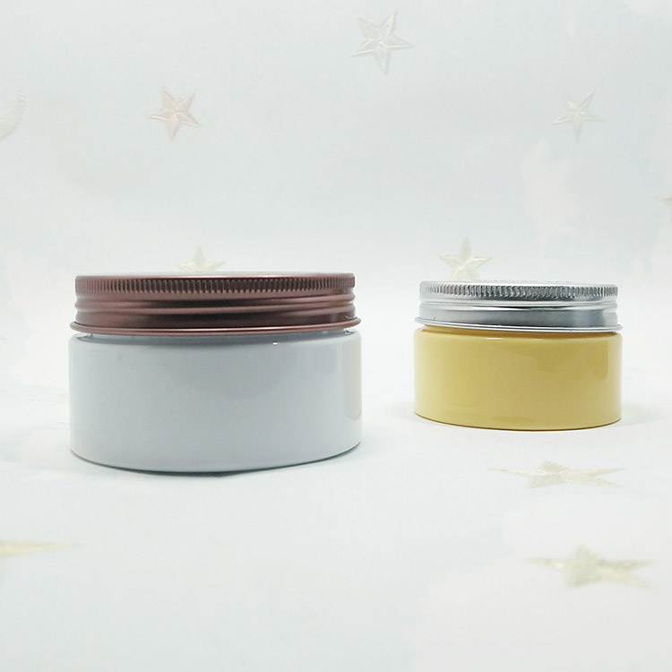 cosmetic packaging free sample empty plastic jar 100g white