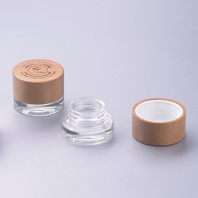 cosmetic packaging glass jar 5g 15g 30g 30ml 50g 50ml child proof Jar cosmetic containers cream jar
