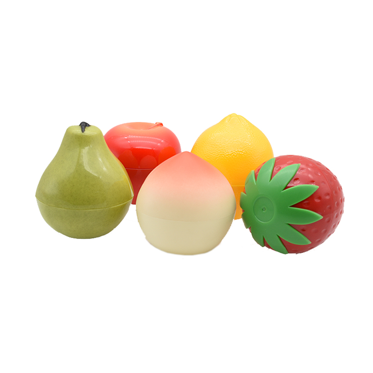 cosmetic packaging high quality 30g 30ml cream plastic bottle cosmetic fruit shape plastic jar for cream