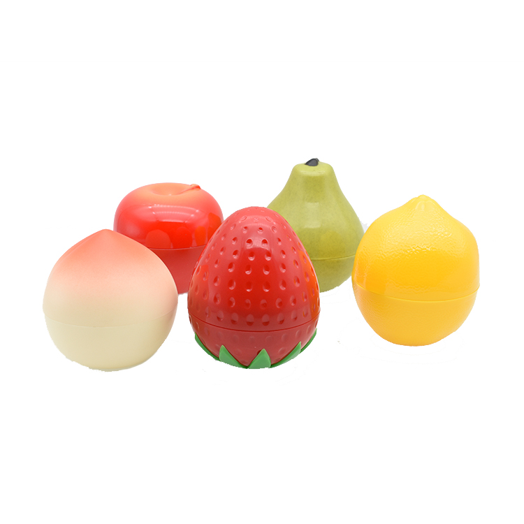 cosmetic packaging high quality 30g 30ml cream plastic bottle cosmetic fruit shape plastic jar for cream
