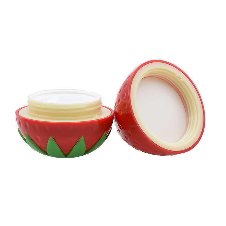 cosmetic packaging high quality 30g 30ml cream plastic bottle cosmetic fruit shape plastic jar for cream