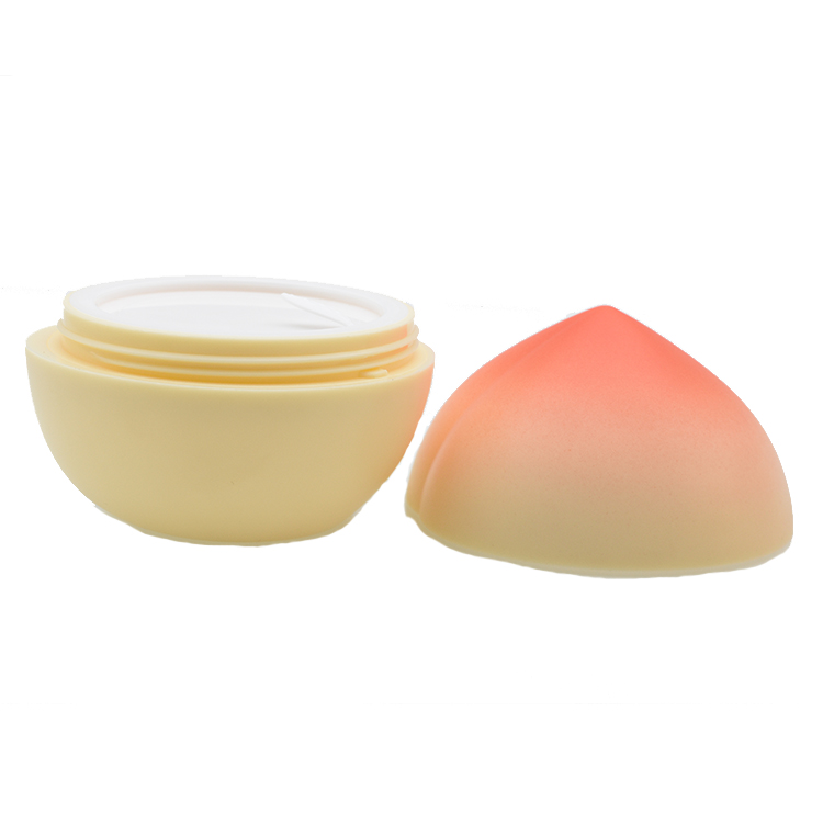 cosmetic packaging high quality 30g 30ml cream plastic bottle cosmetic fruit shape plastic jar for cream