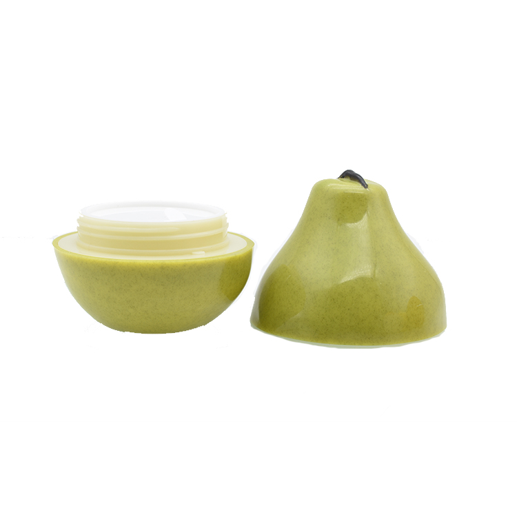 cosmetic packaging high quality 30g 30ml cream plastic bottle cosmetic fruit shape plastic jar for cream
