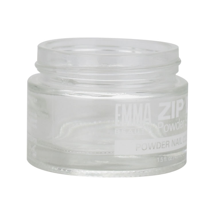 cosmetic packaging lip balm jar 20ml 30ml face cream jar 50g 50ml clear glass jar with white lids