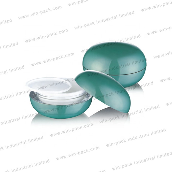 cosmetic packaging luxury clear square face acrylic cream jar 30g 50g
