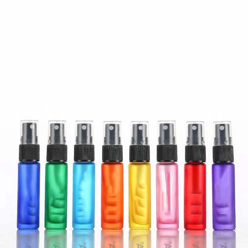 cosmetic packaging perfume oil bottles black glass roller ball bottles 10ml 5ml 6ml 8ml perfume bottle roll on for essential oil