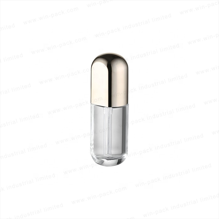 cosmetic packaging unique shape one side flat glass bottle for body lotion custom pink color with golden cap 40ml 120ml 100ml