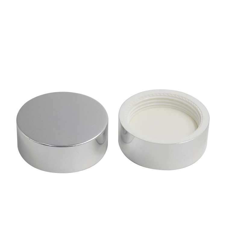 cosmetic packagings acrylic container 15ml 30ml 50ml light violet acrylic cream jar with silver lid