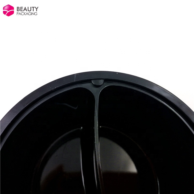 cosmetic packing 100 g half part size facial mask jar round AS eye mask plastic container body scrub jar