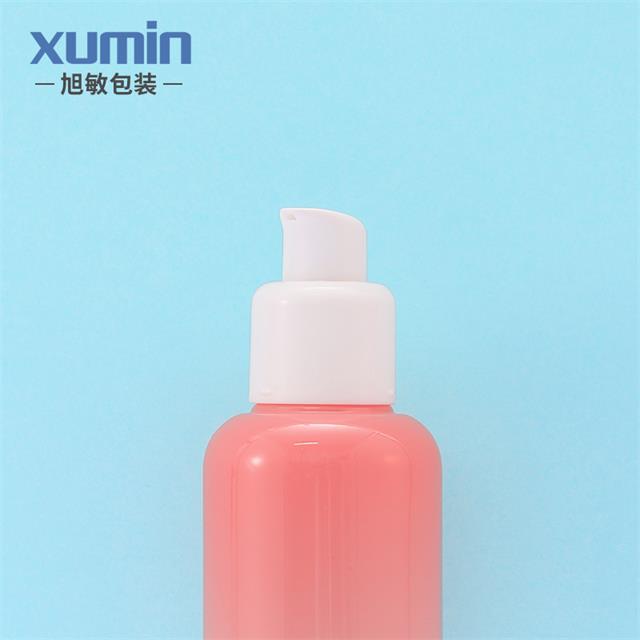 cosmetic pink glass bottles 30g 50g 40ml 100ml 120ml glass jars and bottles packaging