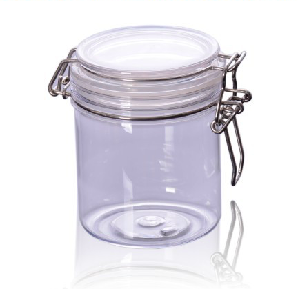 cosmetic plastic clip top airtight 40ml 60ml 80ml 120ml 150ml 180ml 200ml 350ml 450ml 550ml 600ml 800ml 1000ml pet kilner jar